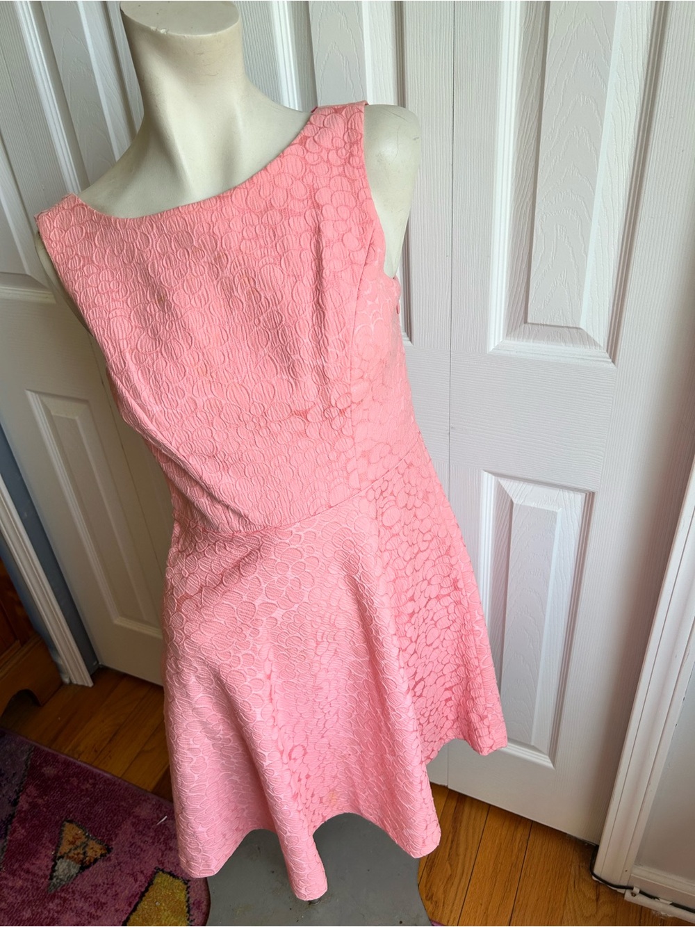 Betsey Johnson floral Pink Fit & Flare mini Dress size 2